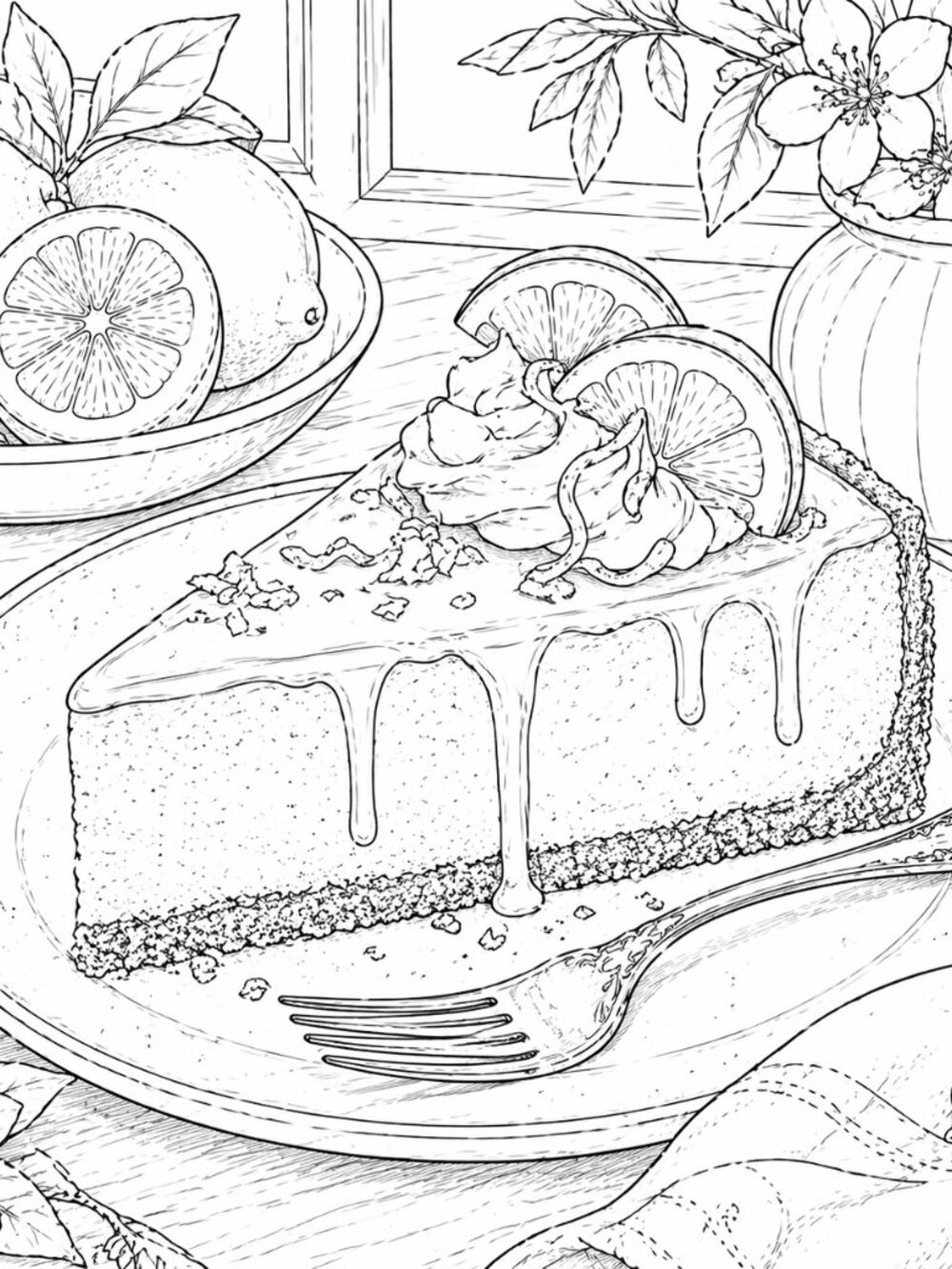 NWT When Life Gives You Lemons Themed Coloring Book - Picture 10 of 10